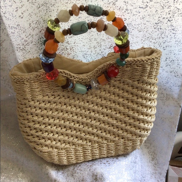 Cappelli Beaded Handbag - Picture 1 of 8